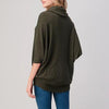 Women's Turtle Cowl Neck Top | Olive